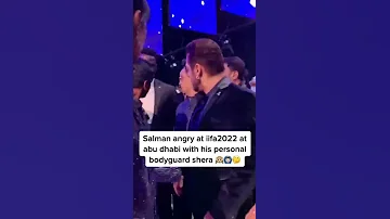 Salman Khan Angry At Iifa 2022 At Audience Shorts Iifa Salmankhan Bollywood Lavesh Dubai 