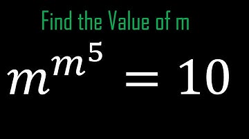 Find the Value of m | Math Olympiad
