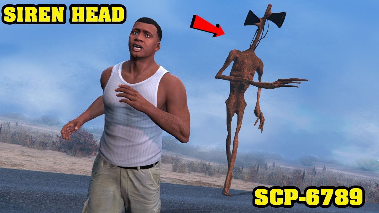 GTA 5 Siren Head Quái Vật Đầu Loa (SCP-6789) Xuất Hiện Trong LS Ẩn Nấp ...