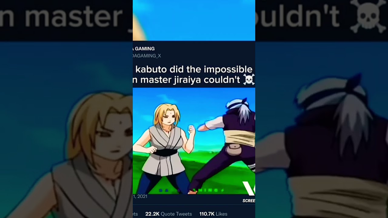 kabuto vs tsunade