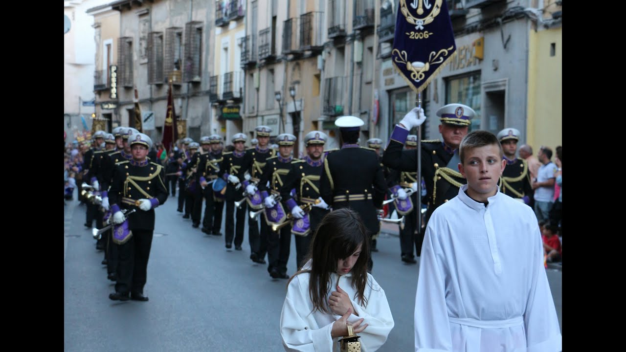 BANDA DE LA JUNTA DE COFRADÍAS EN LA PROCESIÓN DEL CRISTO DEL AMPARO