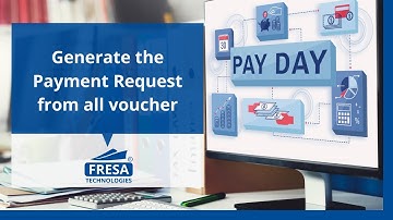 Stappen om een ​​betalingsverzoek te genereren vanuit alle vouchers in de Fresa-applicatie
