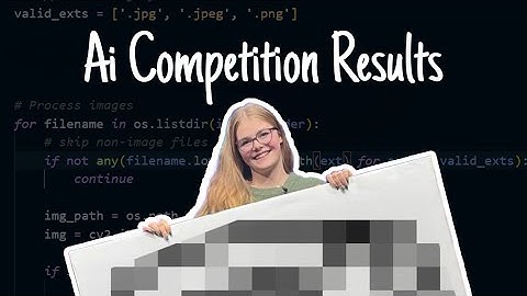 my first AI Competition RESULTS (+ what else happend) | competition vlog