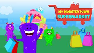 My Monster Town: Supermarket Games for Kids | Cartoons for Children | Games for Kids screenshot 2