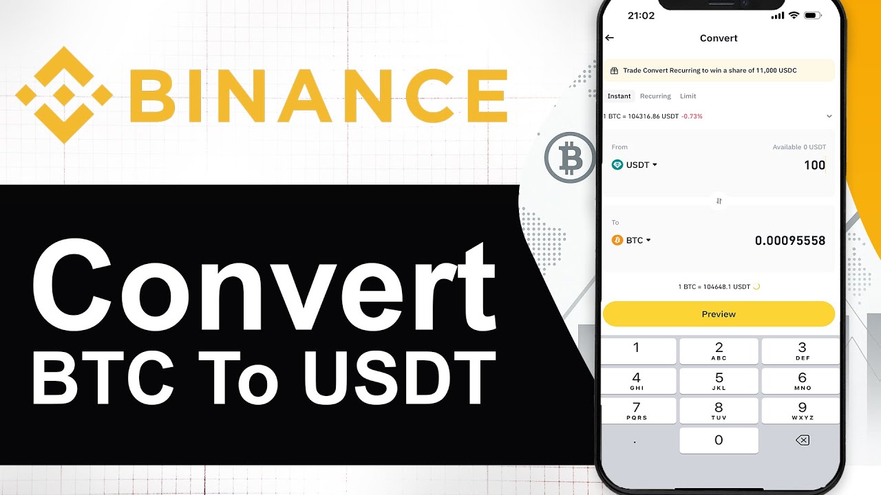 How To Convert BTC To USDT on Binance (Step By Step)