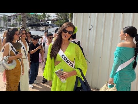 اليوم الثامن ملكة جمال الكون 2025 يوم اليخت