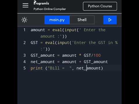Calculating GST using
