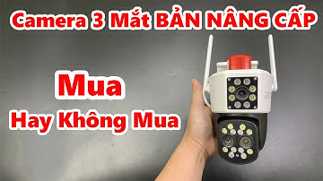 Camera 3 Mắt BẢN NÂNG CẤP | Camera Yoosee 3 Mắt Xoay 360 Độ Đàm 2 Chiều Tốt Hỗ Trợ Quay Đêm Có Màu