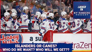 Rangers primed to play Islanders or Canes after SWEEPING the Caps! Who will we get? Who do we want??