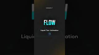Liquid Text Animation in Alight Motion 🌊