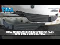 How to Replace Rear Bumper Step Pads 2005-2010 Dodge Dakota