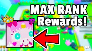 HUGE FOR MAX LEVEL!? I reach the highest rank! (did i get a HUGE!!? is it worth??) #petsim99 #roblox
