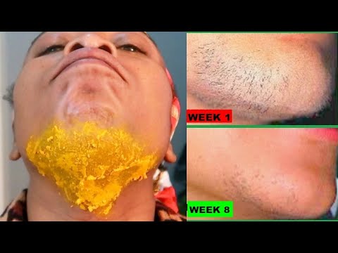 JUST 2 INGREDIENTS REMOVE FACIAL HAIR, REMOVE FACIAL HAIR PERMANENTLY CHIN + UPPER LIPS