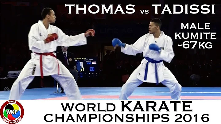 FINAL. Male Kumite -67kg. THOMAS (ENG) vs TADISSI ...