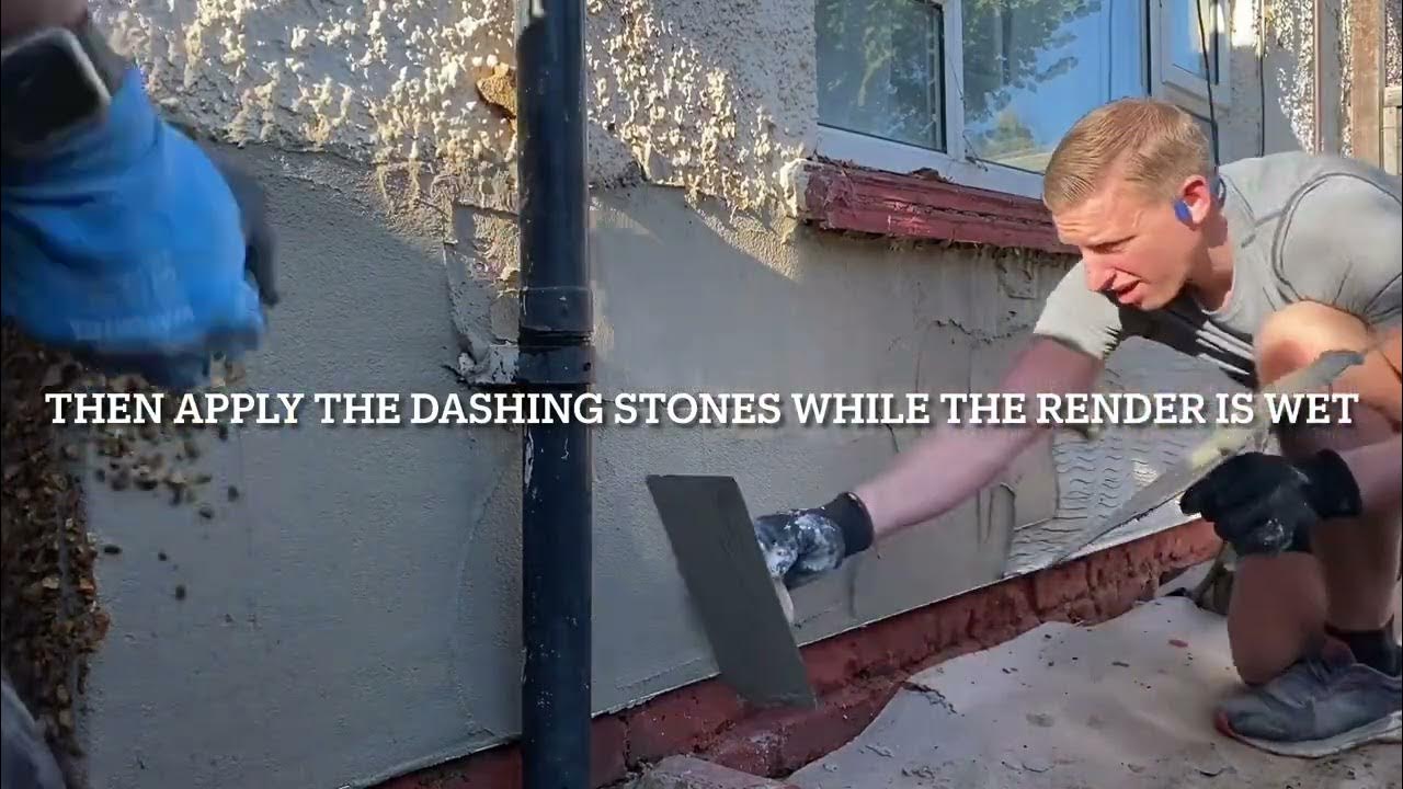 Pebble Dashing Removal and Replace YouTube