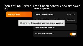 Skyrover S1 drone fix firmare update