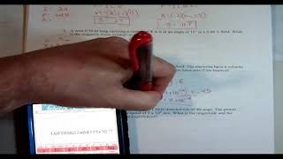 Magnetic Fields and Forces Practice Problems 3-4