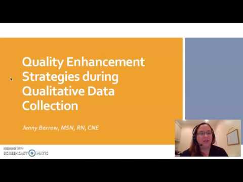 Quality Enhancement during Data Collection - YouTube