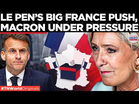LE PEN VS MACRON: ‘Stop the Collapse’, National Rally Leader Takes Aim at France’s President