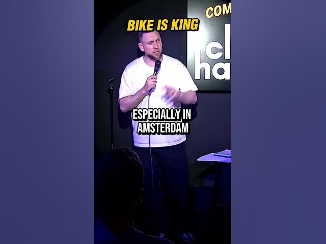 BIKE IS KING #shorts #amsterdam #bicycle #jokes