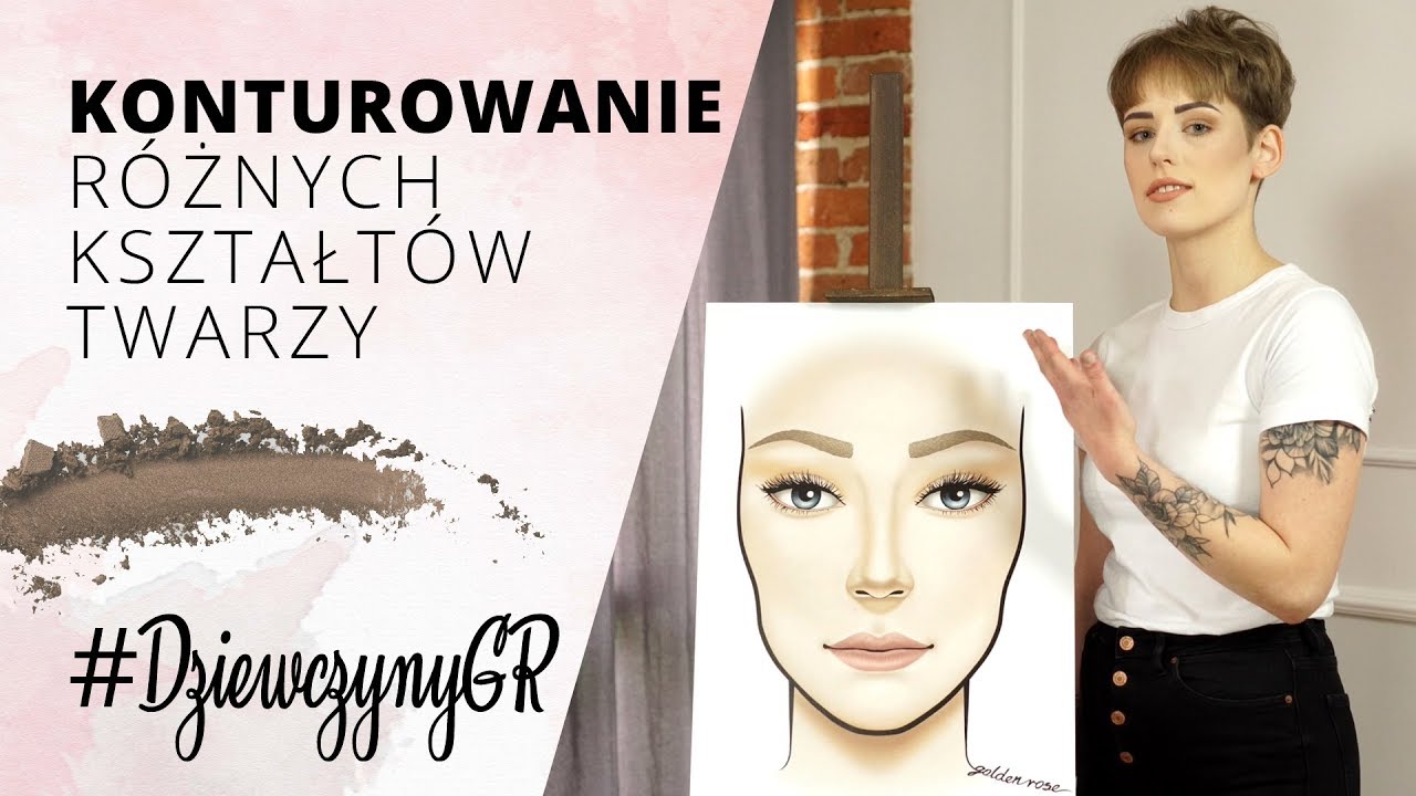 Konturowanie różnych kształtów twarzy 🤔 #DziewczynyGR wyjaśniają ♡ Golden Rose Polska