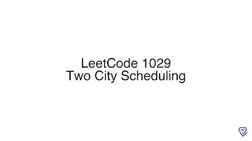 LeetCode 1029: Two City Scheduling