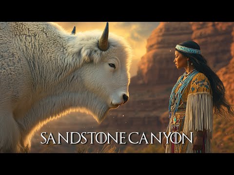 Sandstone Canyon | Native American Flute Music under the Silver Moon | Deep Sleep and Peace of Mind