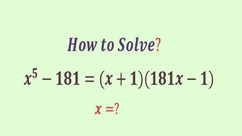 How to solve  this  nice math  Exponential algebra problem | Olympiad Question | x=?