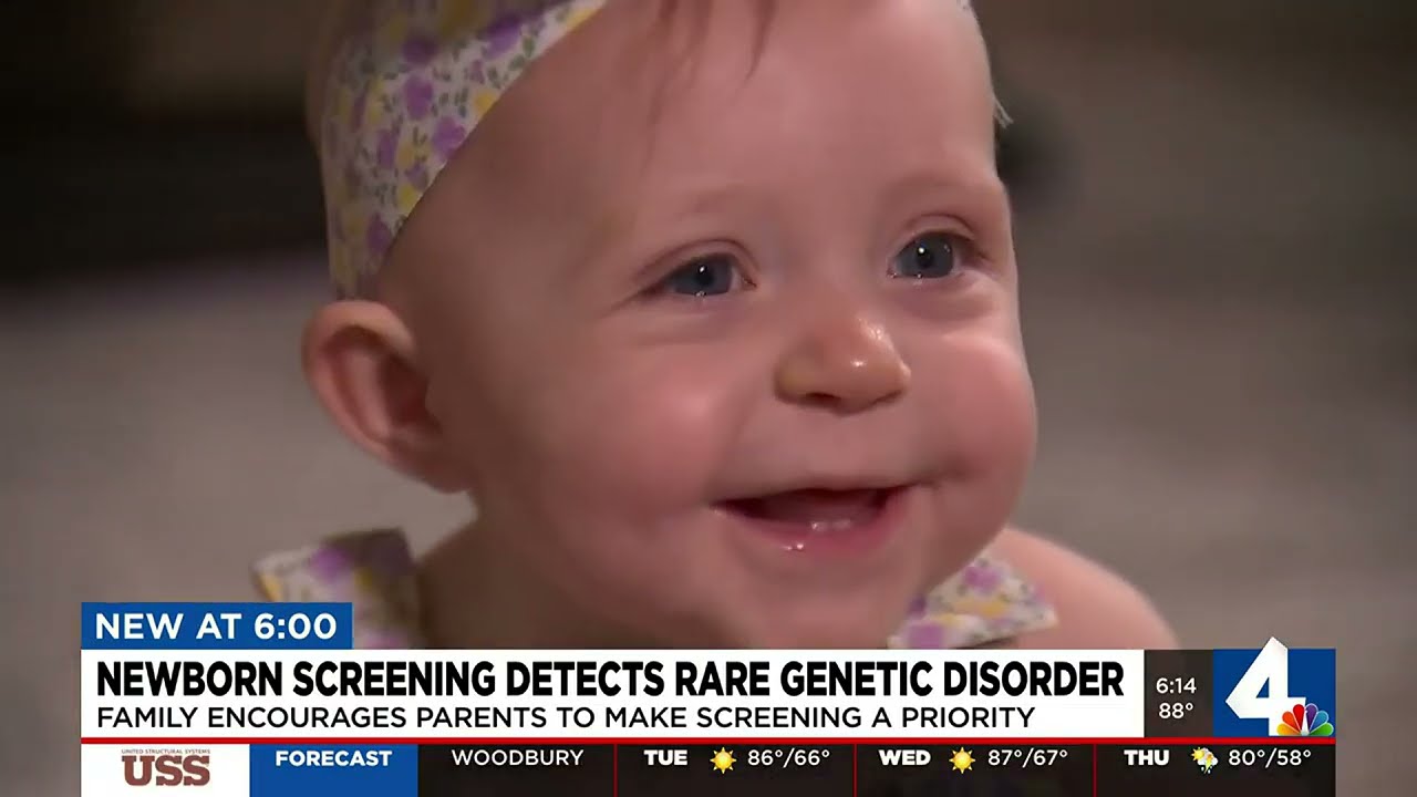 Newborn screening detects rare genetic disorder