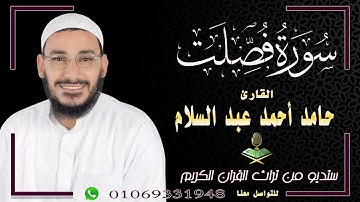 سورة فصلت كاملة بصوت خاشع وبكاء لفضيلة الشيخ حامد أحمد عبد السلام - سورة فصلت || أحمد عبدالرازق نصر