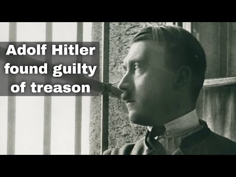 1St April 1924: Adolf Hitler Found Guilty Of Treason For His Role In The Beer Hall Putsch