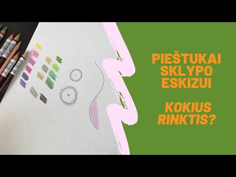 Video: Kaip Išsirinkti Spalvotus Pieštukus