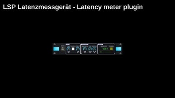 LSP Latenzmessgerät - latency meter plugin