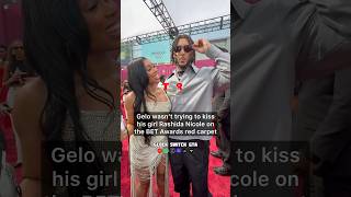 Download Lagu Gelo wasn’t trying to kiss his girl Rashida Nicole on the BET Awards red carpet #shorts MP3