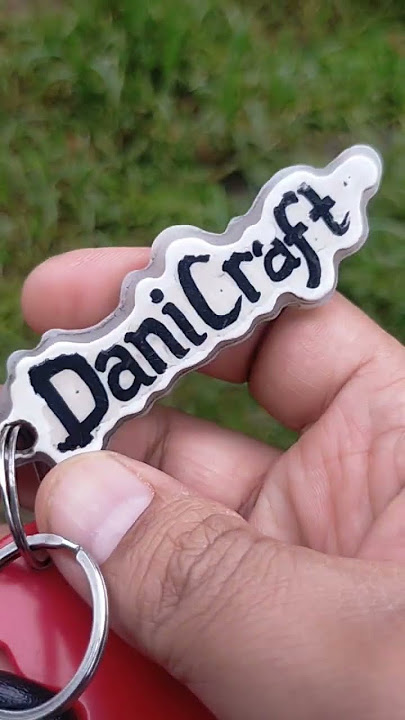 Kerajinan ganci dari acrylic #music #song #pop #lyrics #cover #diy #kerajinanbambu #craft
