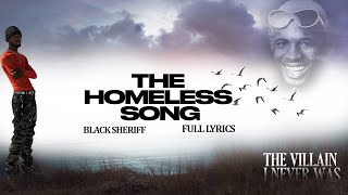 Black Sherif - The Homeless Song [ Lyrics Video]