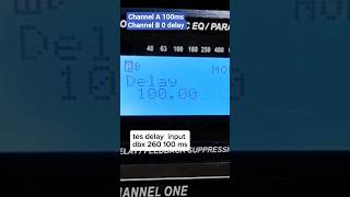 tes delay driverack dbx 260 #diy #tutorial #dbx #sound #audio