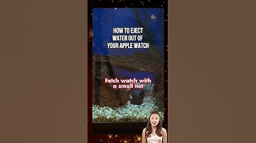 Using the Water Eject Feature on Apple Watch #applewatchtips #applewatchtricks
