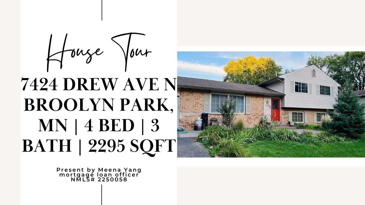 7424 Drew Ave N | Brooklyn Park | MN | 4bed | 3bath | 2,295sqft | 0 ...