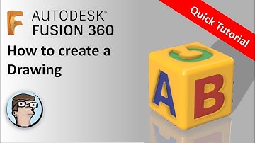 Fusion 360 Tutorial for absolute beginners - How to create a Drawing