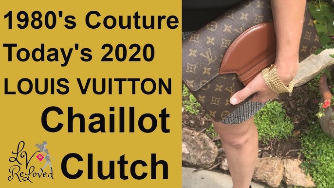 70's, 80's vintage Louis Vuitton monogram Pochette Pliante clutch