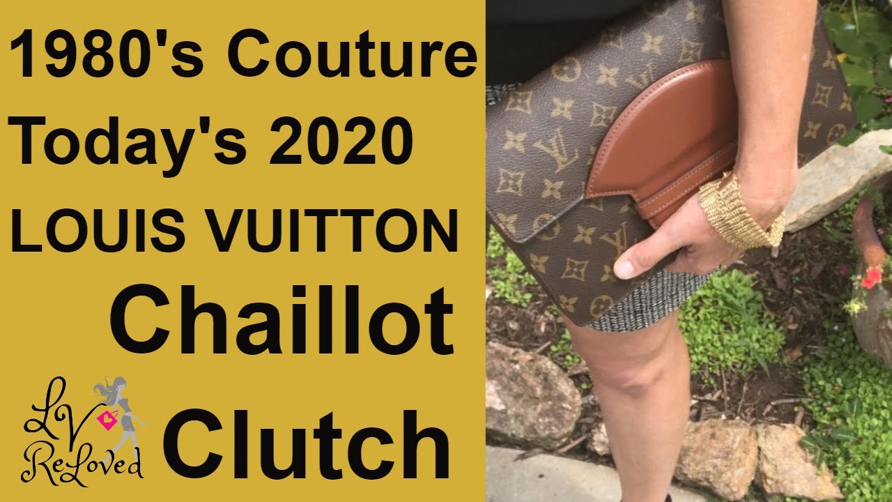 LOUIS VUITTON Vintage Chaillot Monogram Canvas Clutch Bag - A