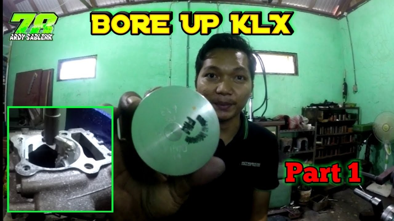 🔴BORE UP KLX (Season bubut crankcase)