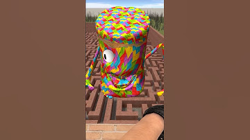 GUESS the LEGO Mr TREE Phases SPRUNKI in BIG MAZE part 2 #sprunki #shorts