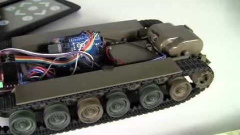 Tank to Bluetooth Control with Android App - Arduino systems videos # 10