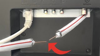 Cunning Tricks Of An Electrician Correct Connection Of The Tv Cable To The Tv