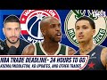 24 Hours Til the Trade Deadline! Kuzma/Middleton trade, Durant updates, and more moves! | SalaryCast