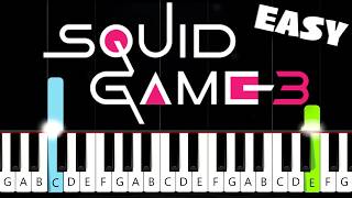 Ending Theme From Squid Game 3 - EASY Piano Tutorial