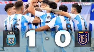 Thumbnail for Argentina 1 - 0 Ecuador | GOLAZO DE DI MARIA Y TRIUNFO DE LA SCALONETA | Amistoso Internacional 2024