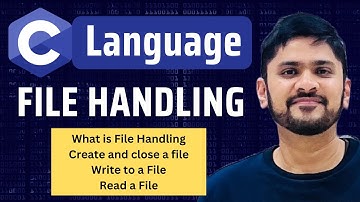 File Handling in C Programming | Create a File | Write | Read | Modes | C Tutorial | Amit Thinks